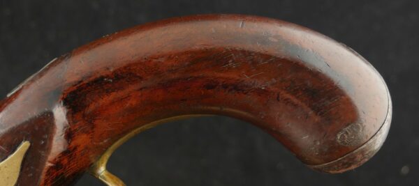 GR-0923-4863, Brass Mounted Canon Barrel Flint Pistol. BLOWOUT - Image 14