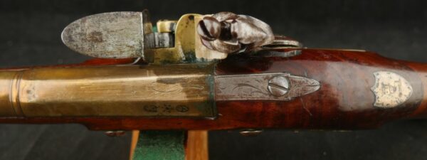 GR-0923-4863, Brass Mounted Canon Barrel Flint Pistol. BLOWOUT - Image 16
