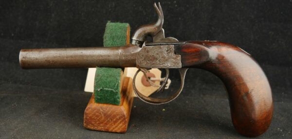 GR-1023-4921, Belgium Double Barrel Percussion Boot Pistol. BLOWOUT - Image 3
