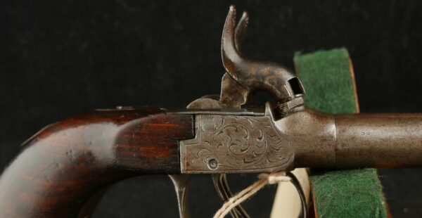 GR-1023-4921, Belgium Double Barrel Percussion Boot Pistol. BLOWOUT - Image 6