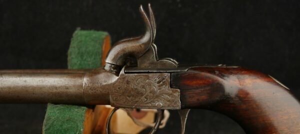 GR-1023-4921, Belgium Double Barrel Percussion Boot Pistol. BLOWOUT - Image 12