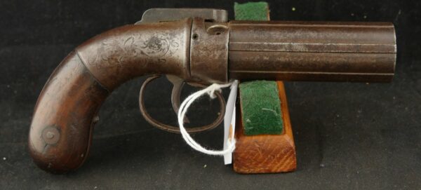 GR-1023-4933, Allen and Thurber, c. 1837 , 6 shot .31 cal pepperbox. BLOWOUT
