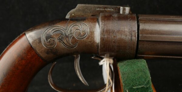 GR-1023-4939, W.W. Marston Double Action Pepperbox. 6 Barrel. BUY NOW - Image 6