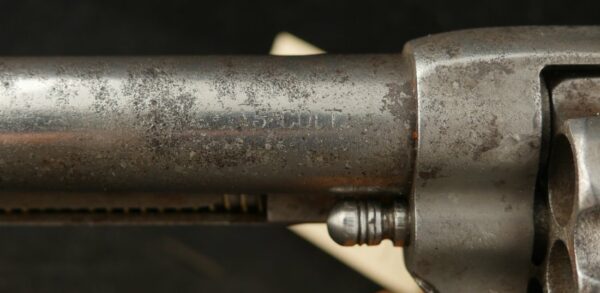 079-1123-8542, Colt SA 4 3/4 inch barrel with 2 line barrel address. .45 cal. BUY NOW - Image 9