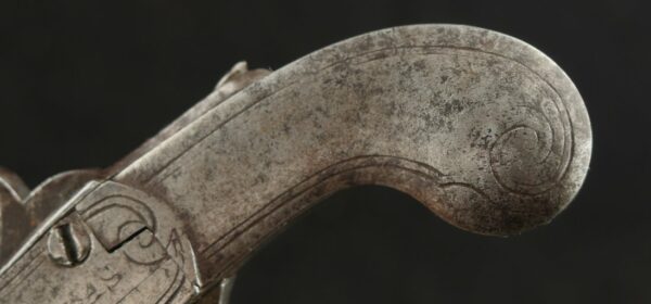 GR-1123-4966, Pair of small size all metal single shot English pistols, box lock style. BUY NOW - Image 11