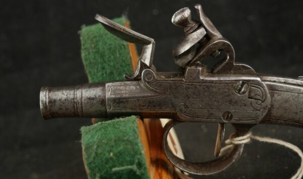 GR-1123-4966, Pair of small size all metal single shot English pistols, box lock style. BUY NOW - Image 10