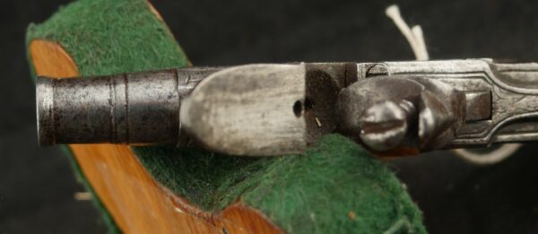 GR-1123-4966, Pair of small size all metal single shot English pistols, box lock style. BUY NOW - Image 13