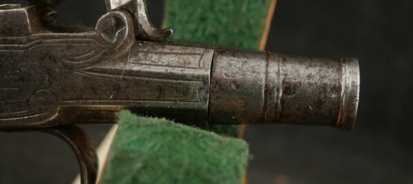 GR-1123-4966, Pair of small size all metal single shot English pistols, box lock style. BUY NOW - Image 15
