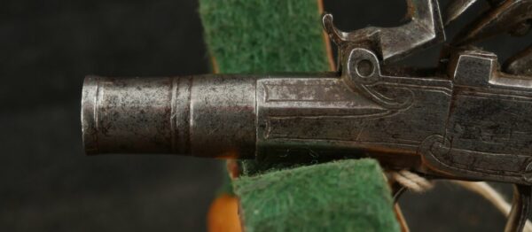 GR-1123-4966, Pair of small size all metal single shot English pistols, box lock style. BUY NOW - Image 25