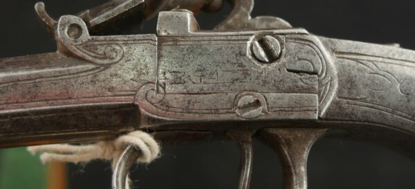 GR-1123-4966, Pair of small size all metal single shot English pistols, box lock style. BUY NOW - Image 27
