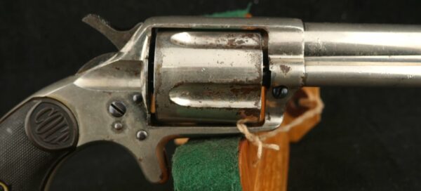 GR-1123-4979, Colt Cop and Thug .38 CF, 5 shot. 90% original nickel. BUY NOW - Image 9
