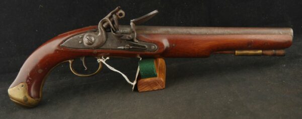 GR-1123-4984, Single Shot Flint English Goff Pistol. Dated 1785. BLOWOUT