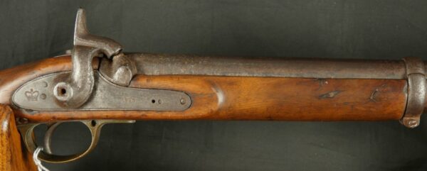 GR-0124-5016, Enfield Rifled Musket dated 1863 with Crown behind the lock. BLOWOUT - Image 7