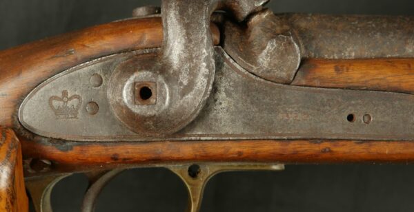GR-0124-5016, Enfield Rifled Musket dated 1863 with Crown behind the lock. BLOWOUT - Image 8