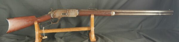 079-0124-7130, Winchester M-1876 Octagon Barrel Rifle with 28 inch barrel in 45-60. - Image 3