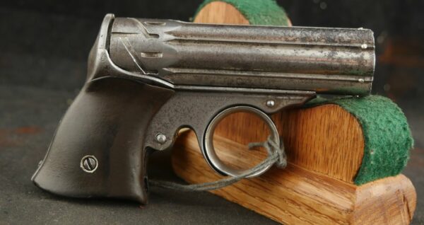 GR-0124-4992, Remington Zig-Zag .22 Cal, 6 shot pepperbox. BUY NOW - Image 3