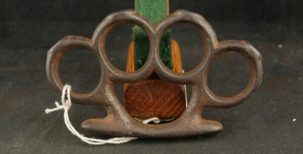 079-0124-7168, Antique Fighting Knuckles. BLOWOUT
