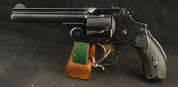GR-0324-6002, Excellent Smith & Wesson .38 Safety Hammerless. In holster. BUY NOW - Image 5