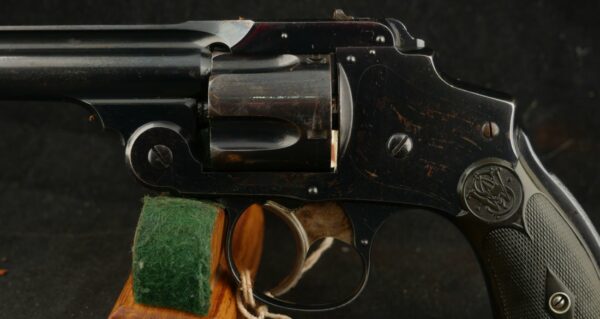 GR-0324-6002, Excellent Smith & Wesson .38 Safety Hammerless. In holster. BUY NOW - Image 15