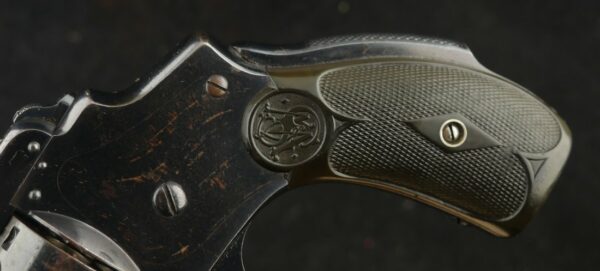 GR-0324-6002, Excellent Smith & Wesson .38 Safety Hammerless. In holster. BUY NOW - Image 16