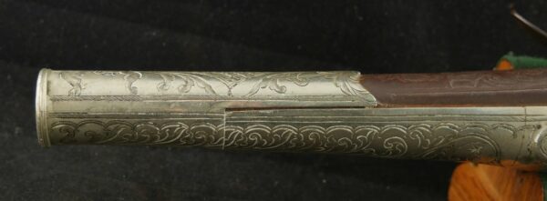 GR-0124-4969, Silver Stocked Ottoman Empire Single Shot. German Silver. BUY NOW - Image 11