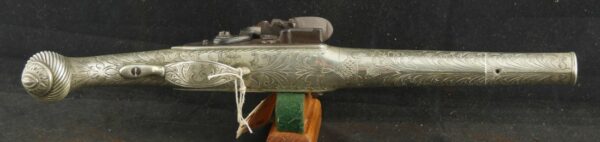 GR-0124-4969, Silver Stocked Ottoman Empire Single Shot. German Silver. BUY NOW - Image 3