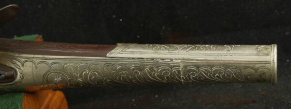 GR-0124-4969, Silver Stocked Ottoman Empire Single Shot. German Silver. BUY NOW - Image 5