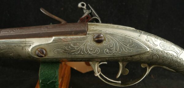 GR-0124-4969, Silver Stocked Ottoman Empire Single Shot. German Silver. BUY NOW - Image 12