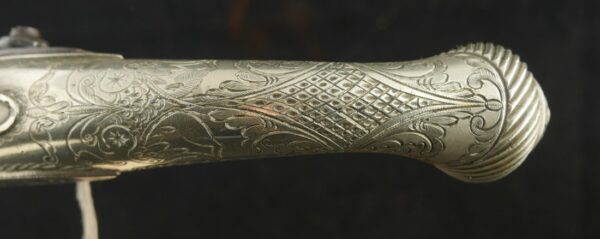 GR-0124-4969, Silver Stocked Ottoman Empire Single Shot. German Silver. BUY NOW - Image 16