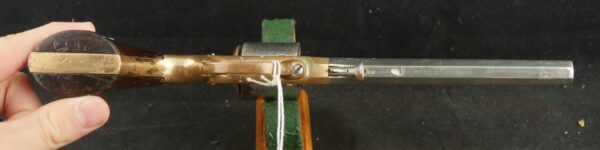GR-0424-6078, Early Brass Framed Prescott Belt Revolver. Prototype or an expert period gunsmith conversion. BLOWOUT - Image 2
