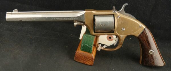 GR-0424-6078, Early Brass Framed Prescott Belt Revolver. Prototype or an expert period gunsmith conversion. BLOWOUT - Image 3
