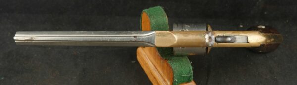 GR-0424-6078, Early Brass Framed Prescott Belt Revolver. Prototype or an expert period gunsmith conversion. BLOWOUT - Image 4