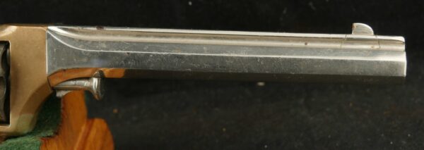 GR-0424-6078, Early Brass Framed Prescott Belt Revolver. Prototype or an expert period gunsmith conversion. BLOWOUT - Image 5