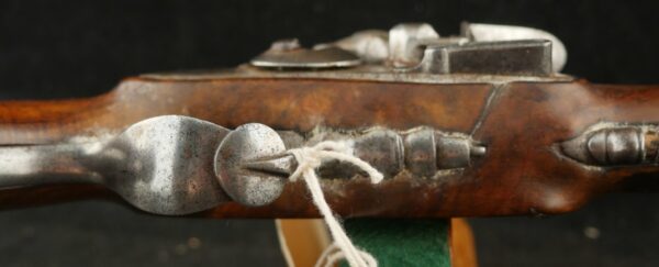 GR-0524-6238, Unmarked Flint Pistol with brass cannon barrel. BLOWOUT - Image 9
