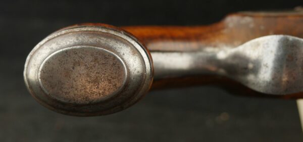 GR-0524-6238, Unmarked Flint Pistol with brass cannon barrel. BLOWOUT - Image 10