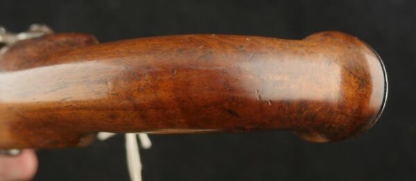GR-0524-6238, Unmarked Flint Pistol with brass cannon barrel. BLOWOUT - Image 16