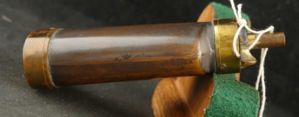 GR-1024-6252A, Fine Condition Batty Marked Triple Compartmented Pistol Flask. BLOWOUT - Image 6