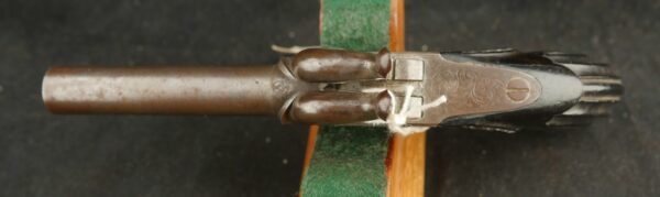 GR-0624-6237, Belgian Double Over and Under Barrel Percussion Pistol. BLOWOUT - Image 4