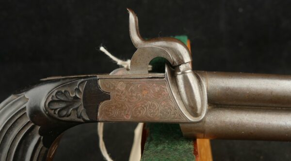 GR-0624-6237, Belgian Double Over and Under Barrel Percussion Pistol. BLOWOUT - Image 7