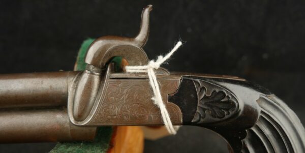 GR-0624-6237, Belgian Double Over and Under Barrel Percussion Pistol. BLOWOUT - Image 13