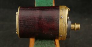 GR-0624-6252D, Small Size 3 compartment brass flask with leather wrap. BUY NOW