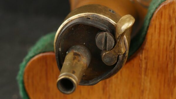 GR-1024-6252F, Small size American Pistol Flask with brass body. BLOWOUT - Image 5