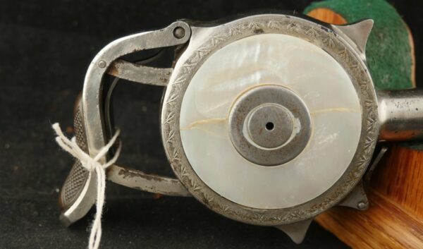 079-0824-9070, Chicago Palm Pistol in .32 RF with original pearl scales. BLOWOUT - Image 6