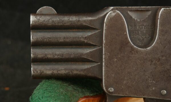 079-0824-9096, Belgium Brevete 4 shot superimposed barrel Reform Pistol. BLOWOUT - Image 11