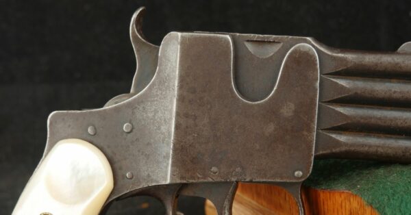 079-0824-9096, Belgium Brevete 4 shot superimposed barrel Reform Pistol. BLOWOUT - Image 6