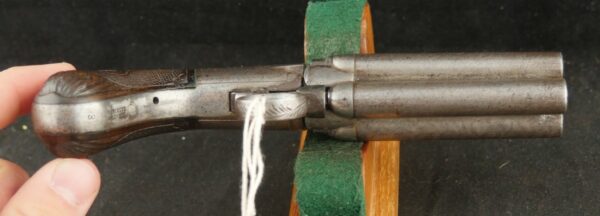 GR-0724-6271, Belgium 4 cannon barrel pepperbox. BLOWOUT - Image 2