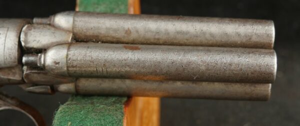 GR-0724-6271, Belgium 4 cannon barrel pepperbox. BLOWOUT - Image 6