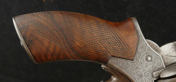 079-0924-9040, English Factory Engraved Webley RIC DA Revolver, 6 shot in .450 CF Webley. BUY NOW - Image 6