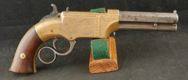 079-0724-9082, Volcanic Pocket Pistol, with 3 1/2 inch barrel in period dealer case. BUY NOW - Image 3