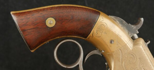 079-0724-9082, Volcanic Pocket Pistol, with 3 1/2 inch barrel in period dealer case. BUY NOW - Image 17
